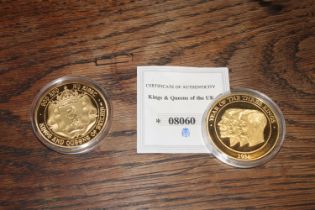 Two proof Year Of The Three Kings, 75th Anniversar