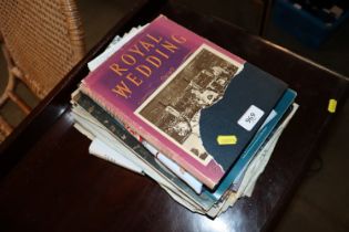 A quantity of various books and cuttings relating to Royalty