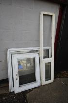 A quantity of PVC windows AF