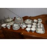 A collection of Royal Cauldon "Victoria" pattern dinner and teaware