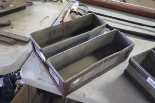 A two brick steel brick mould