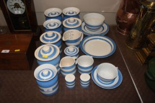 A collection of T.G. Green Cornish ware - some AF