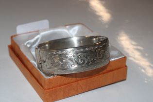 A 1962 Georg Jensen Ltd of London bangle with impo