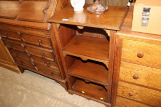 A 19th Century mahogany open fronted bookcase