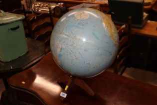 A World Master globe on stand