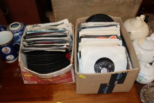 Two boxes of 45rpm records