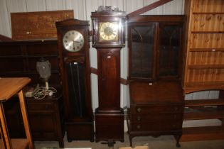 A Nat Caldron Derham maker longcase clock