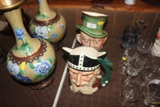 A Royal Doulton character jug "Viking" D6496 and a