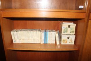 A large quantity of Beatrix Potter books