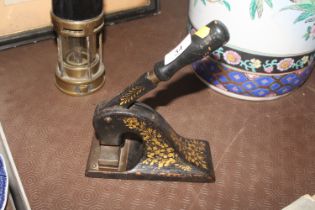 An embossing press