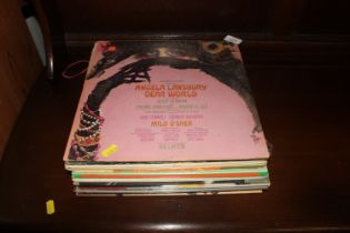 A collection of vintage records