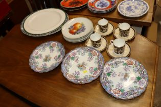 A quantity of 19th Century dessert ware; Wedgwood