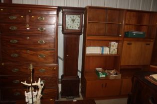 G. Searle Chudleigh, oak longcase clock