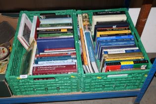 Two boxes of various books