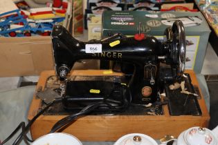 A Singer sewing machine No.99K