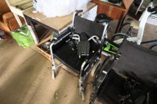 A DeVilbiss drive folding wheel chair