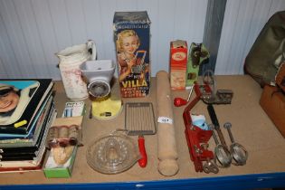 A collection of misc. kitchen ware