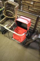 A vintage child's dolls pram