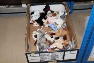 A box of Beanie toys