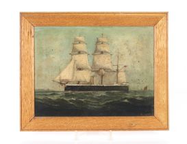 H.J. Morgan, pair of marine studies, sailing ship "Hector" circa 1888; and steam ship "Orion"