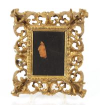 Veronica De Mattis, portrait of "Girolamo Savonarola" oil on card, signed and inscribed verso, in