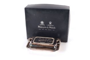 A plated entreé dish, by Mappin & Webb in original box