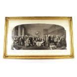 After Gilbert & F Skill and engraved by Walker, Victorian print, "The Distinguished Men of Science