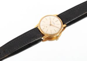 An 18ct gold Le Phare anti magnetic gent's wrist watch