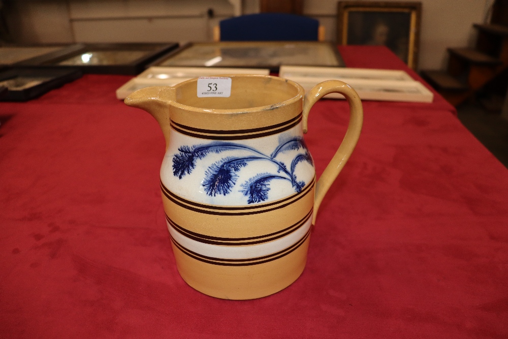 A mocha ware jug, 20cm high - Image 2 of 9