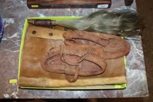 An American / Indian collection of items including