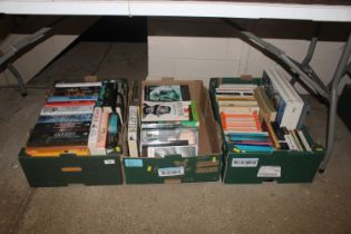 Three boxes of various books to include Taschens 1