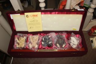 A boxed Steiff British Collector's set 1889-1993,