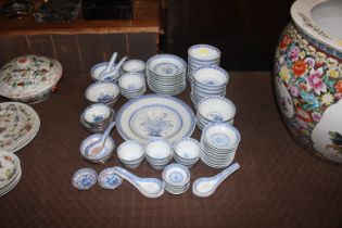 A collection of various pattern Chinese blue and w