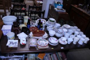 A quantity of various china including Royal Albert