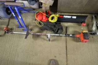 A petrol brush cutter