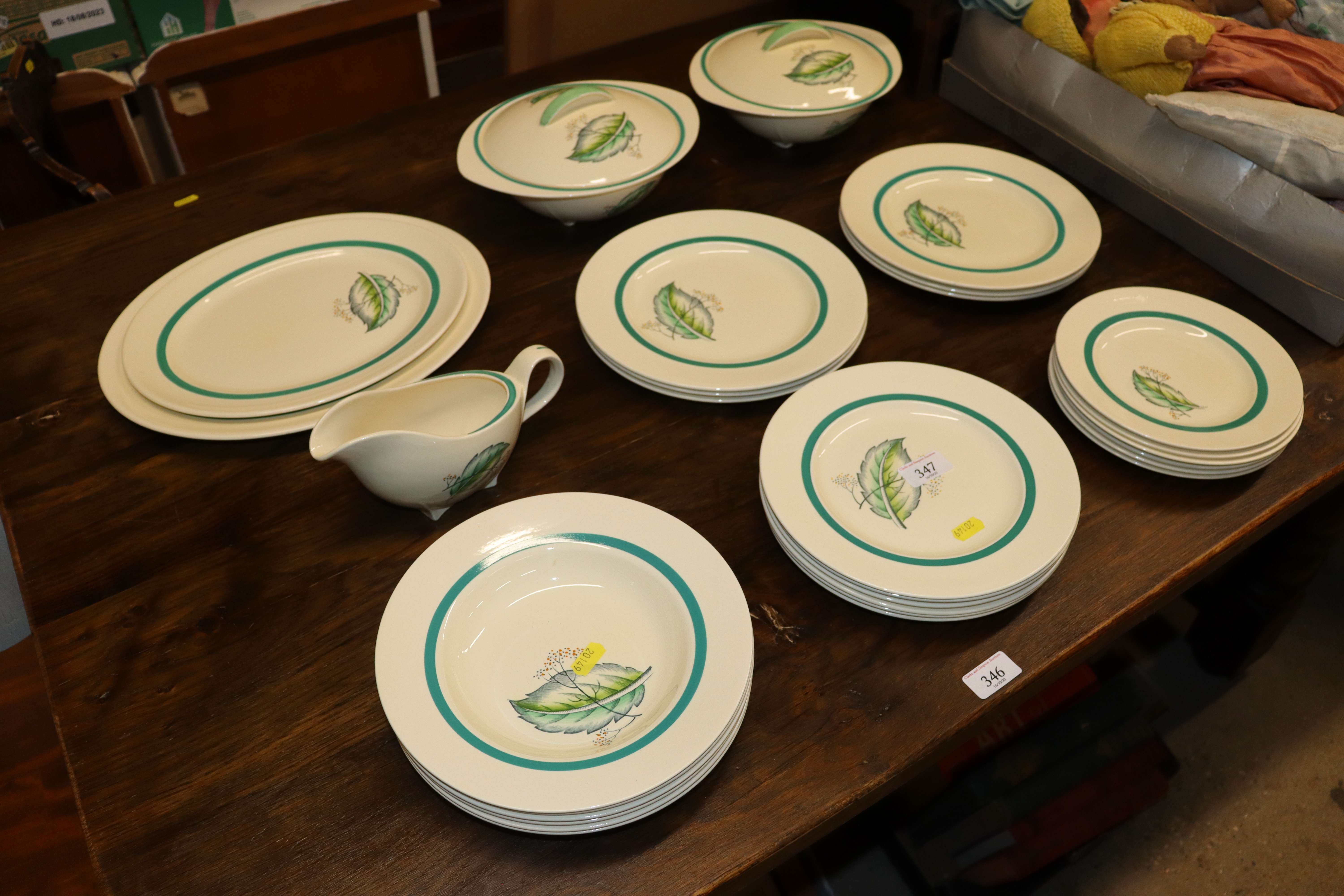 A quantity of Burleigh ware "Viscount" pattern dinnerware (29 pieces)