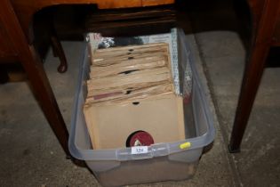 A box of His Masters Voice and other 78rpm records