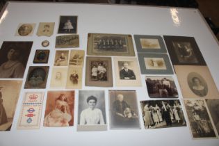 A collection of Victorian and later photographs, a