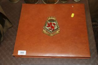 HMS Devonshire scrap album by a Royal Marine who s