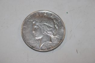 A Peace silver dollar 1923
