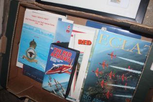 A box of The Red Arrows ephemera