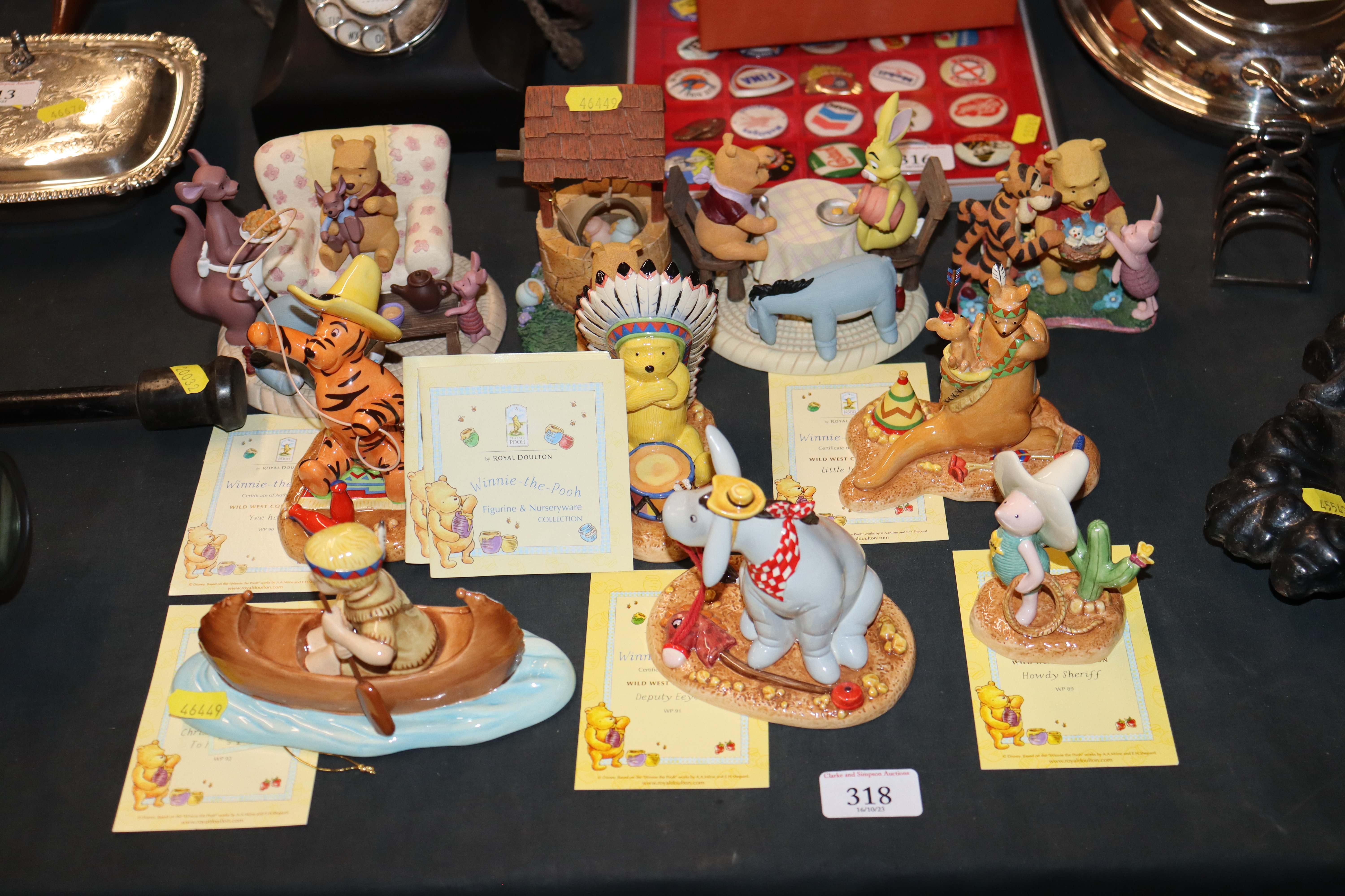 A collection of Royal Doulton Winnie The Pooh "The