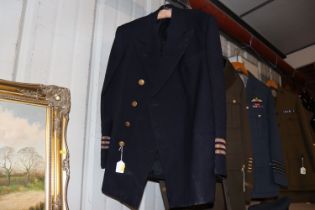 A Royal Naval engineers officers jacket, named