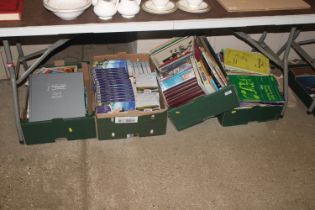 Four boxes of various books and ephemera