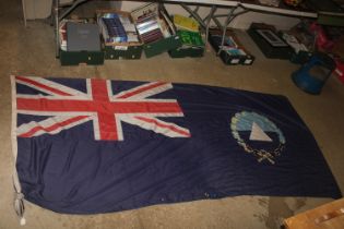 A British Ensign flag, possibly Merchant Navy