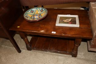 An Ipswich oak coffee table
