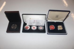 Royal Mint Remembrance Day crowns including Jersey