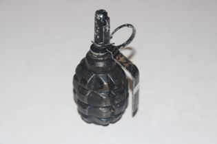 A Russian WWII pattern F1 pineapple hand grenade -