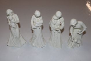 Four Royal Worcester figurines "Sweet Dreams", "Fi