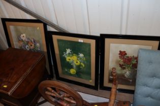 Three Winifred Walker still life prints